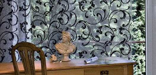 Elegante Flächenvorhänge fürs Wohnzimmer